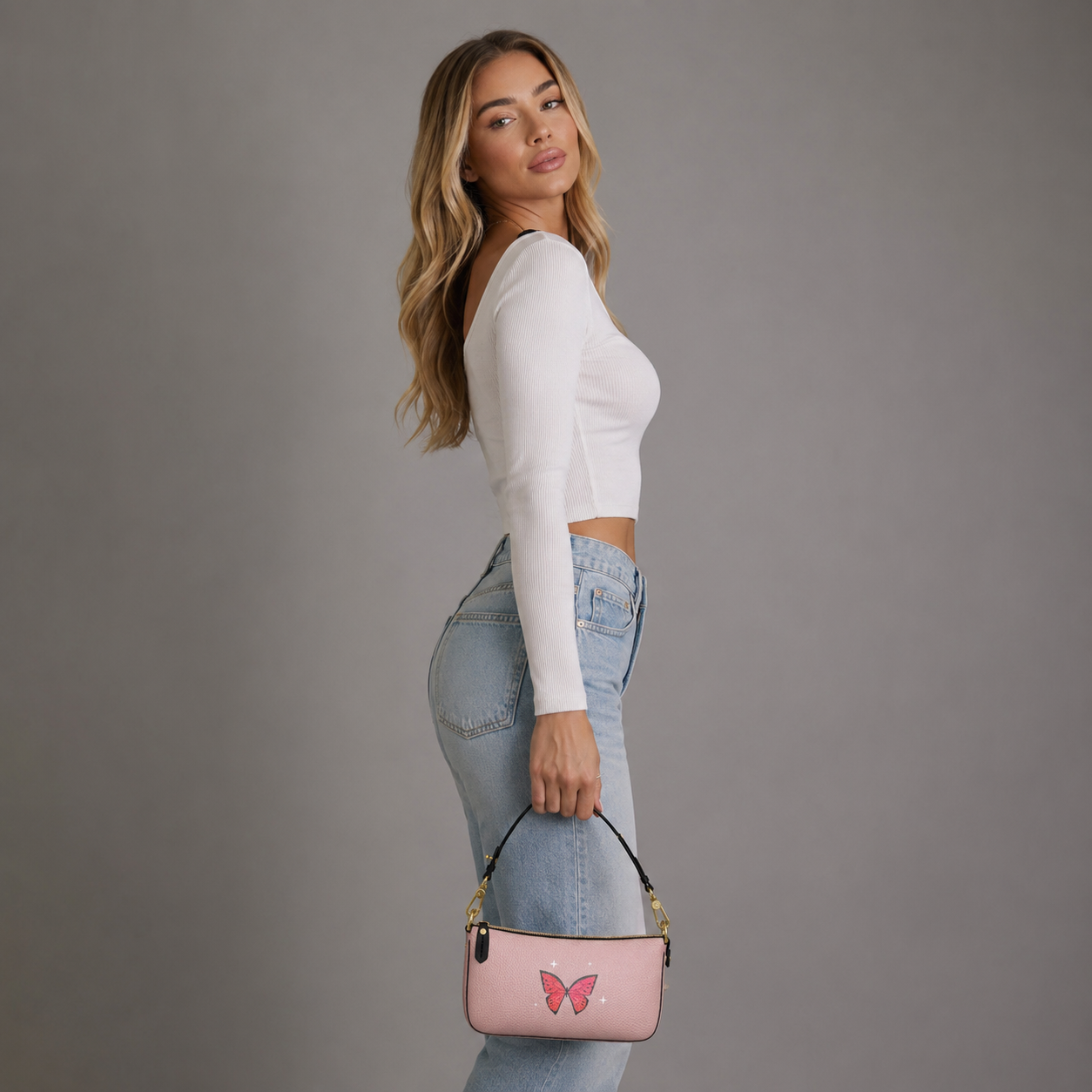 Libra Inspired Baguette Bag